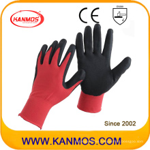 Nitrilo de seguridad industrial guantes de trabajo sumergidos con revestimiento (53302NL)